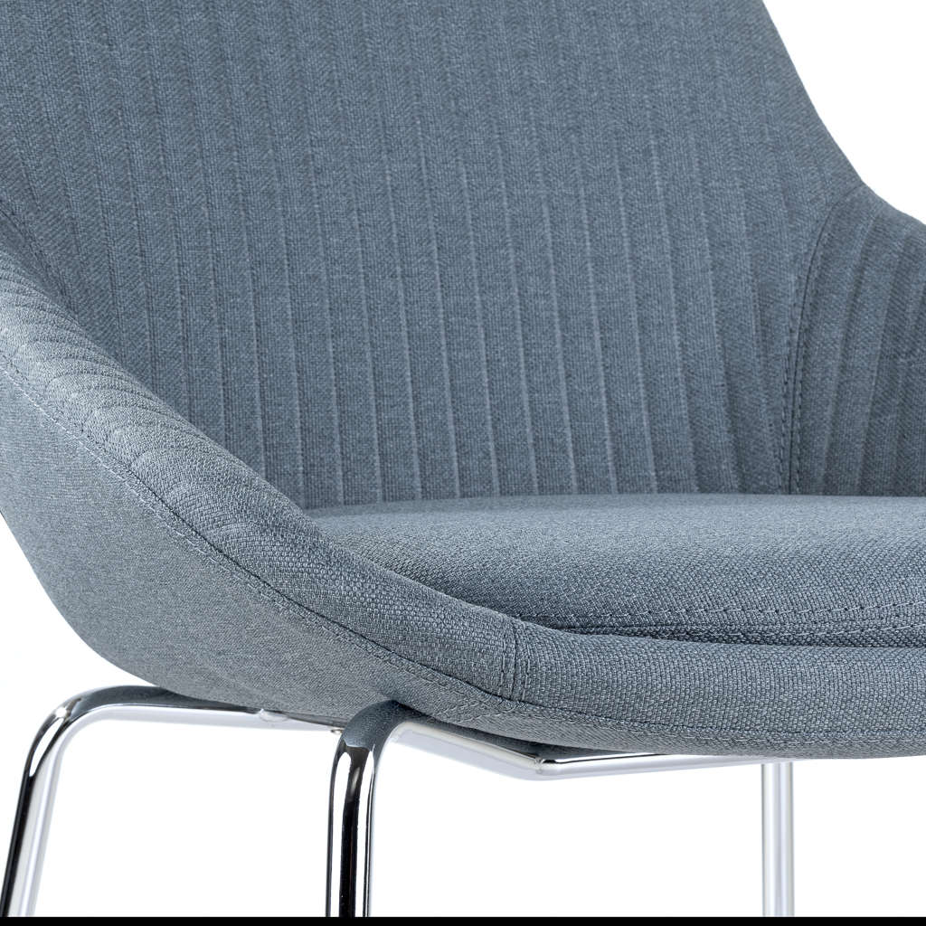 Melow® Chair - Polsterstuhl, Graublau