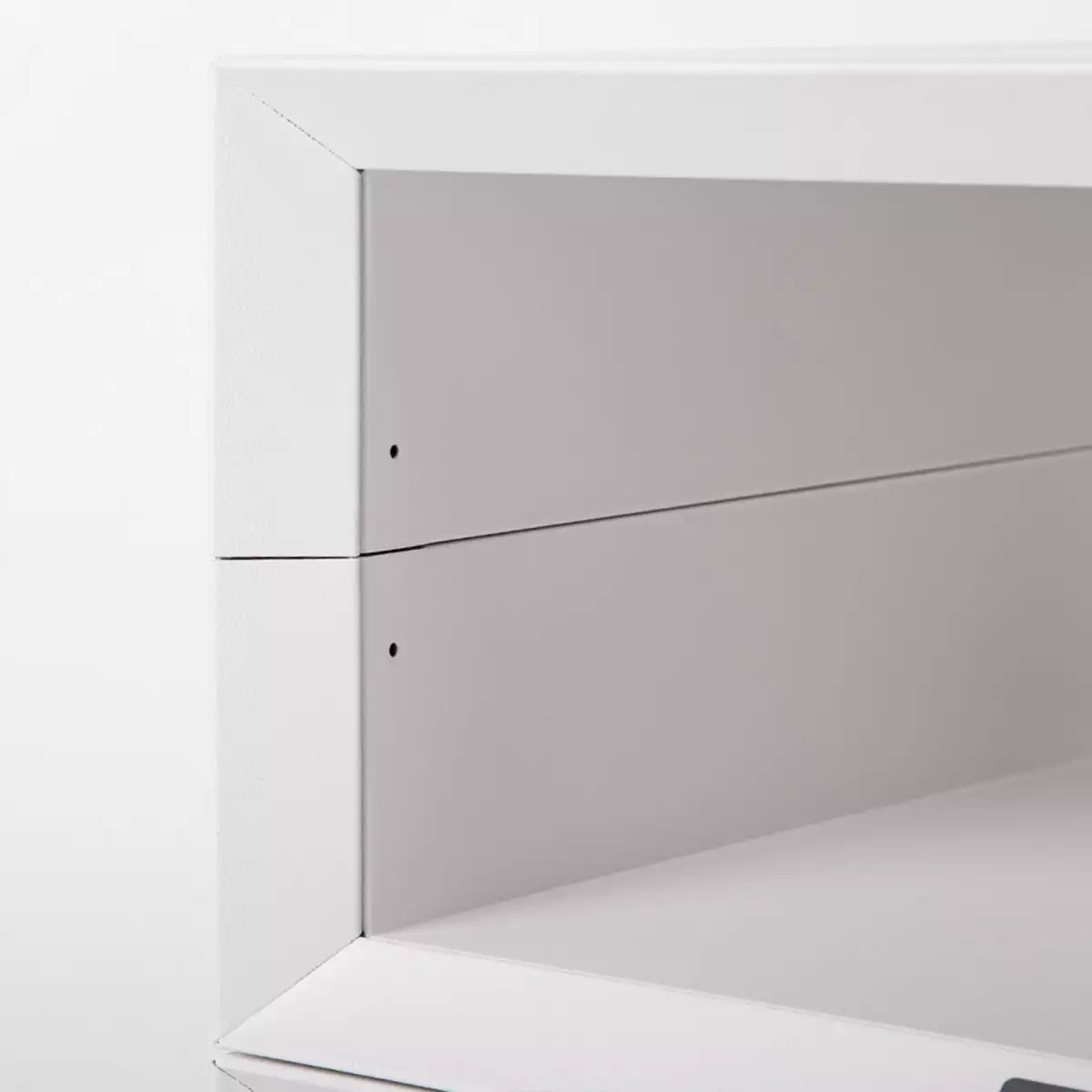 Masterbox® B 80 x H 20 cm mit Schublade, Weiss