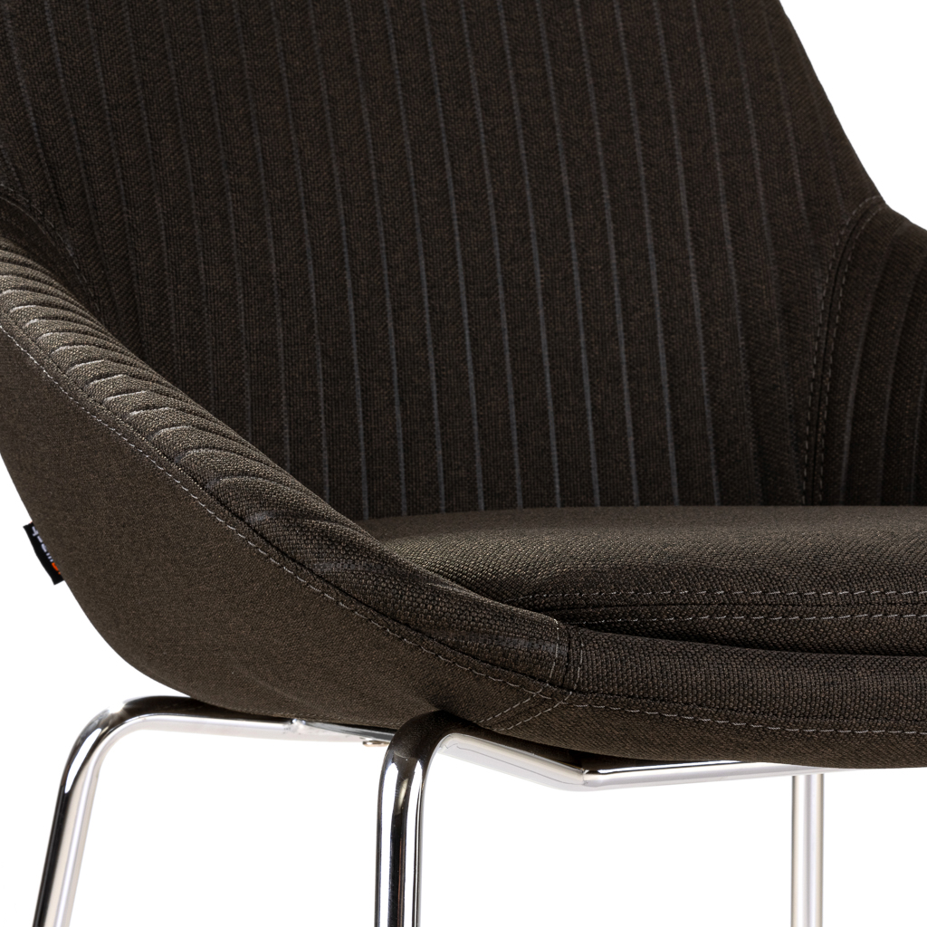Melow® Chair - Polsterstuhl, Braun