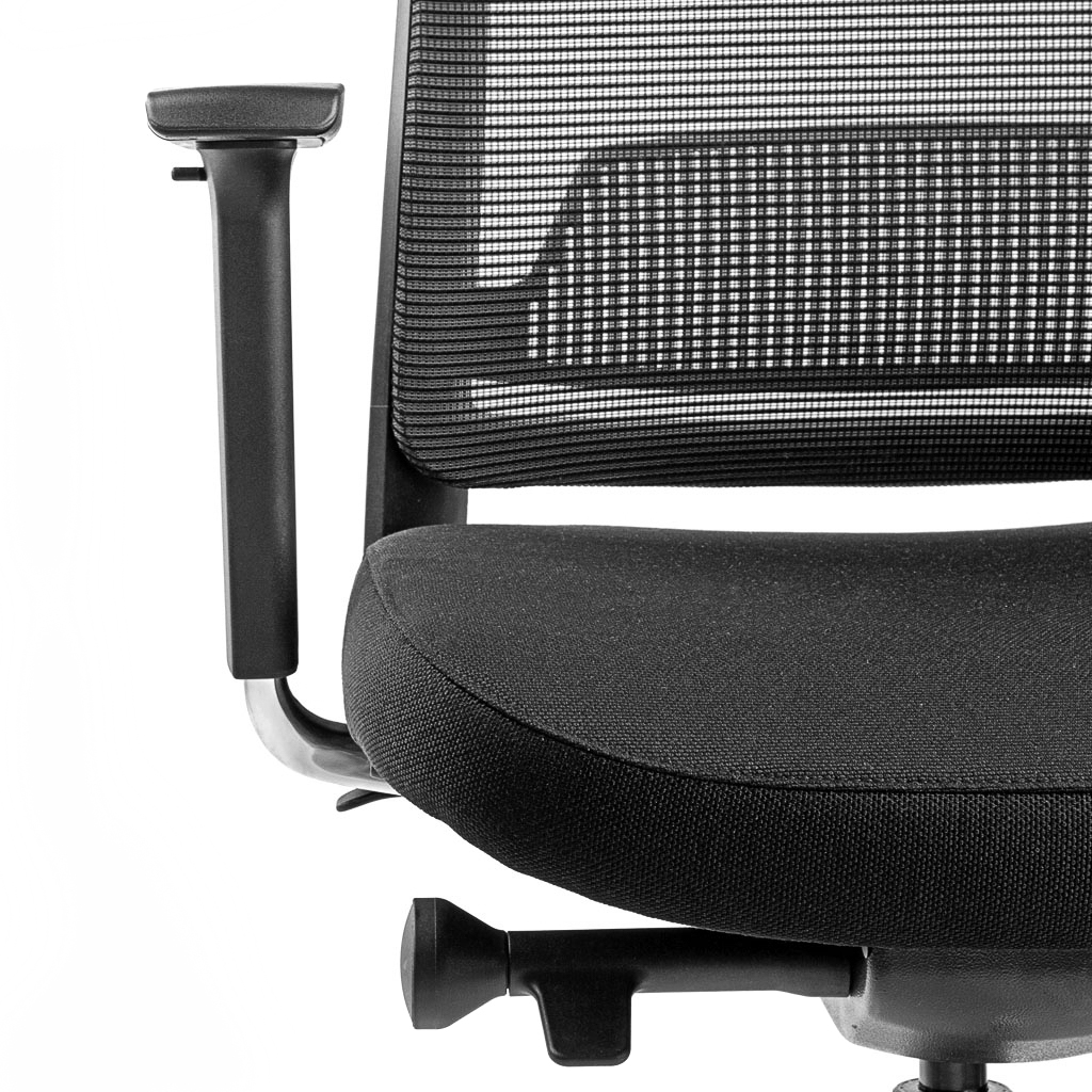 Inwerk Teamo® Original - Ergonomischer Bürostuhl, Schwarz