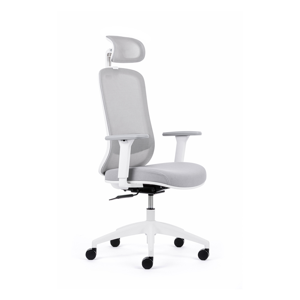 EcoChair 3 - Ergonomischer Bürostuhl, Weiß