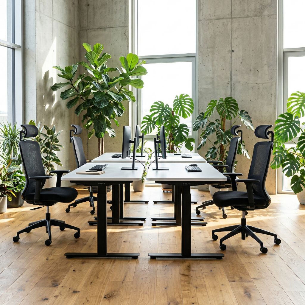 EcoChair 3 - Ergonomischer Bürostuhl, Schwarz