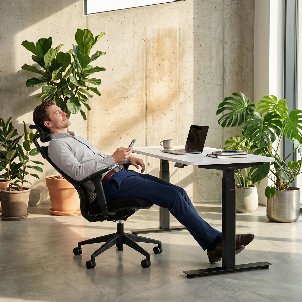 EcoChair 3 - Ergonomischer Bürostuhl, Schwarz