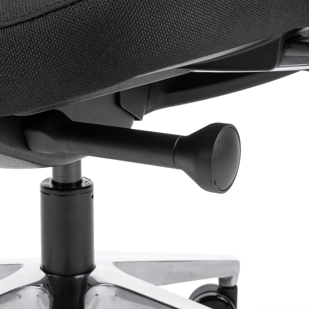 Teamo® Plush - Ergonomischer Bürostuhl, Vollpolster, Schwarz