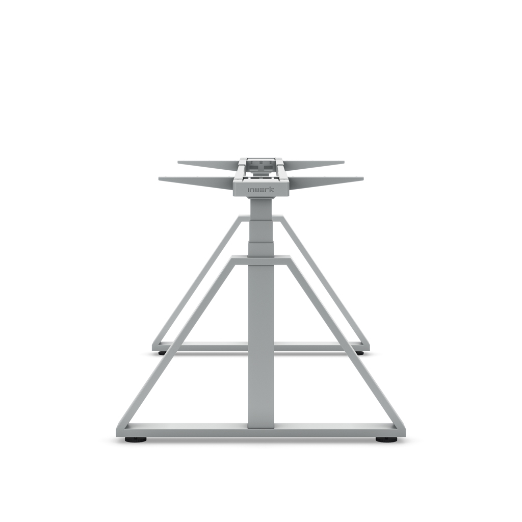 Höhenverst. Tischgestell Masterlift® Flex Loop-Edition, Stahl Trapez, Silber