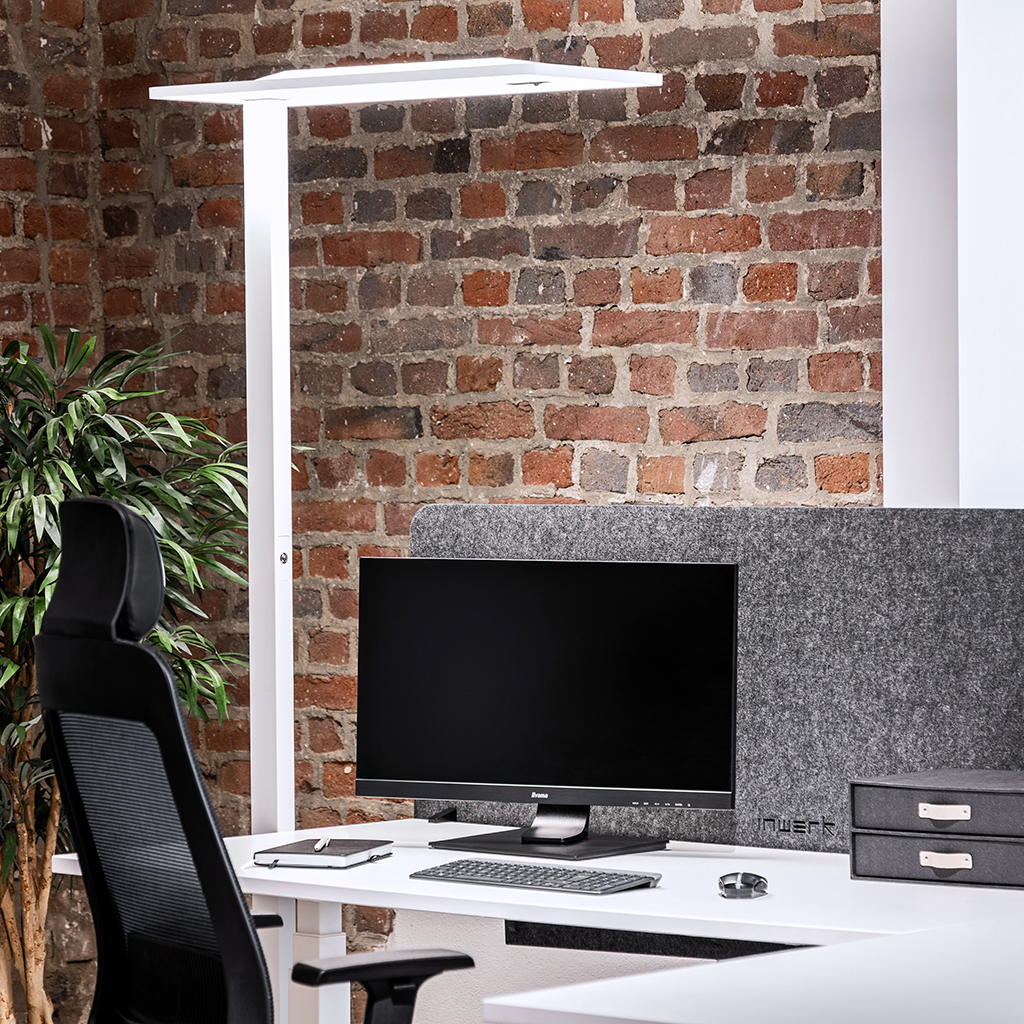 LED Büro Stehleuchte Stralen® Weiss