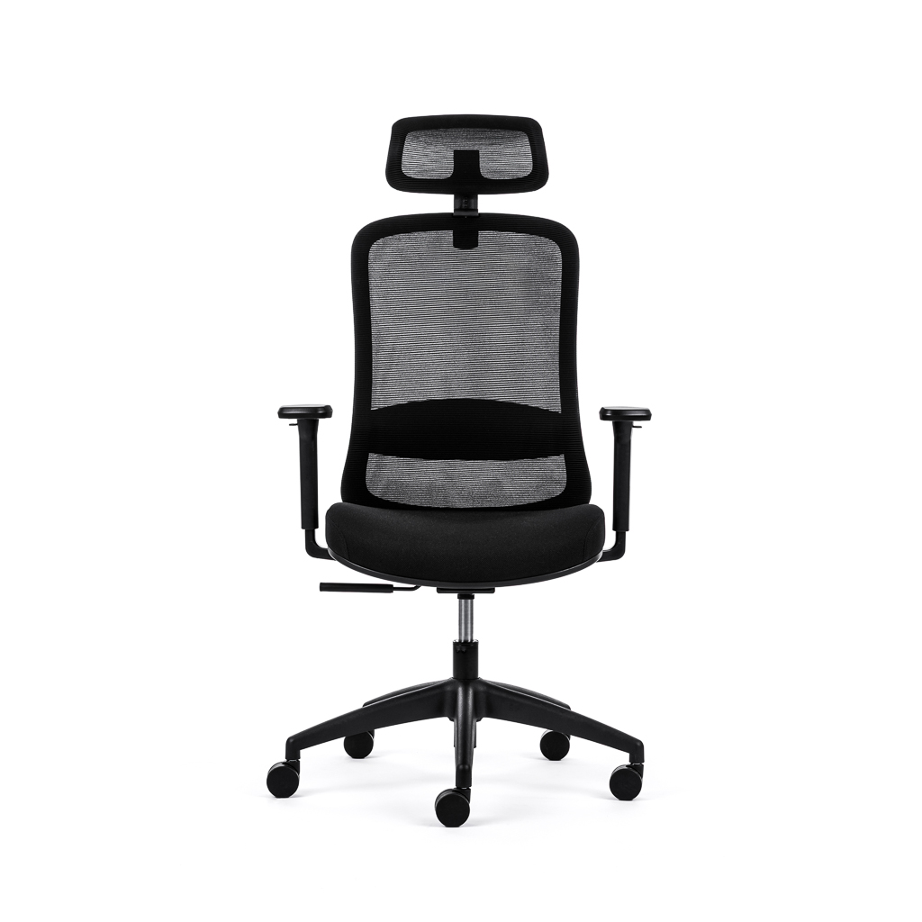 EcoChair 3 - Ergonomischer Bürostuhl, Schwarz