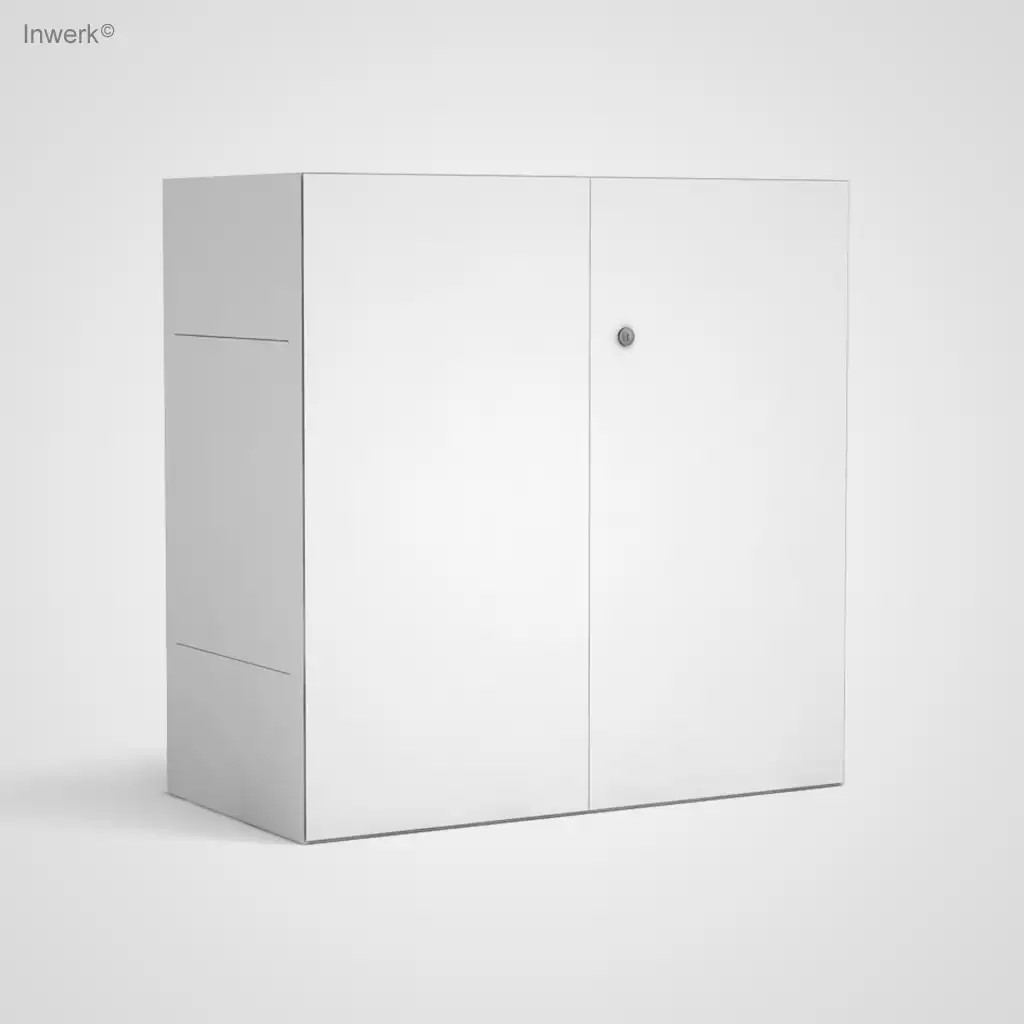Masterbox® B 80 x H 80 cm 2 OH, Weiss