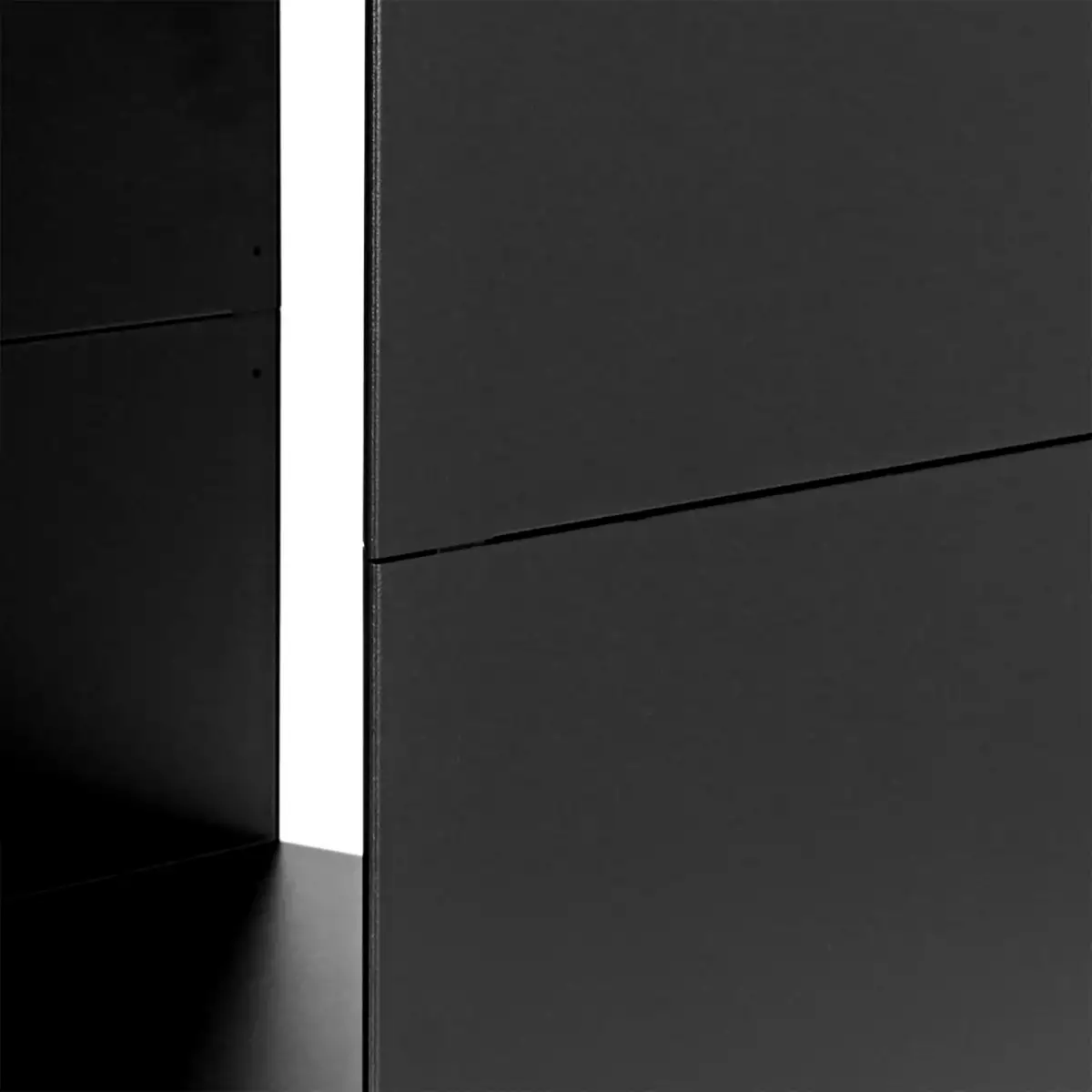 Masterbox® B 80 x H 40 cm offen, Schwarz
