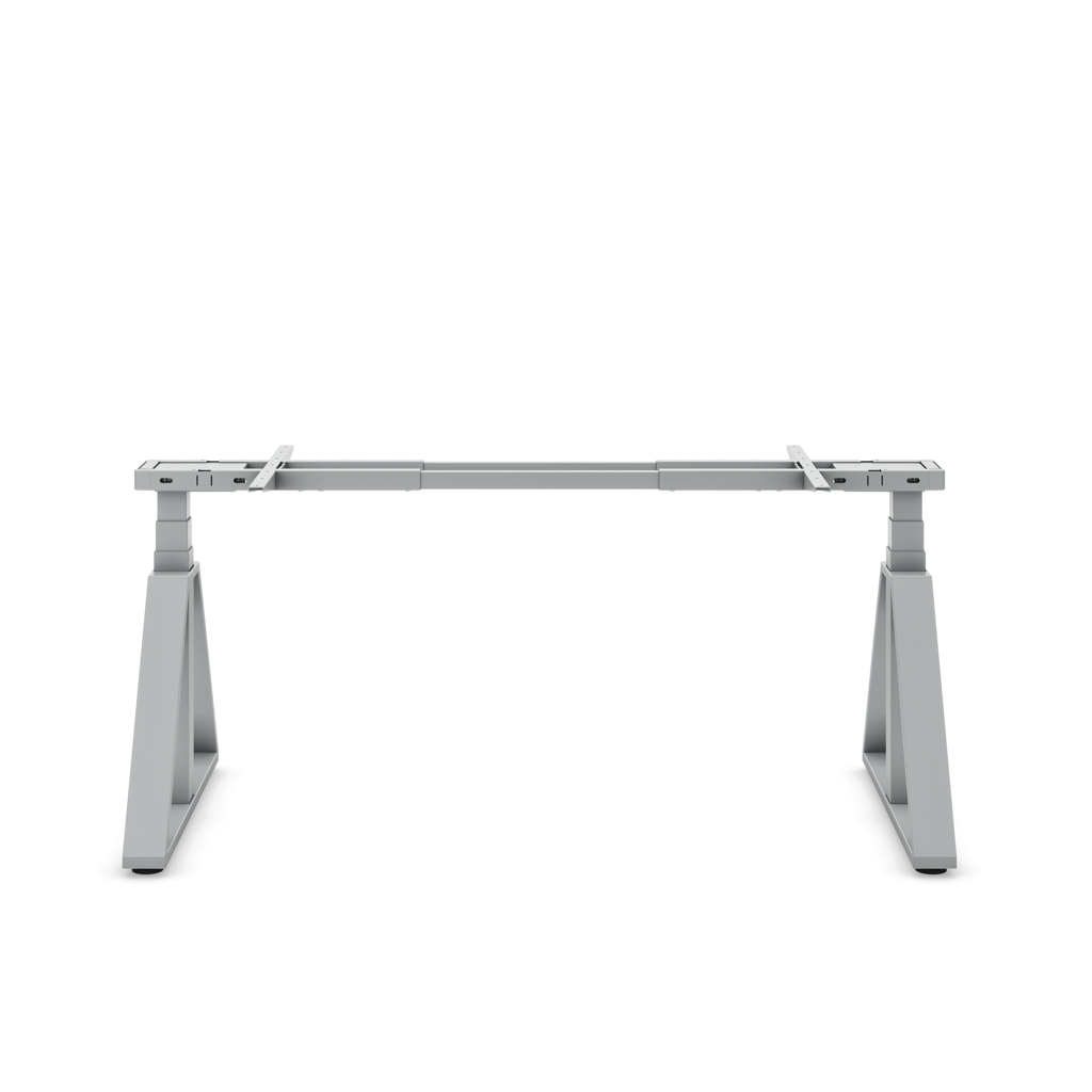 Höhenverst. Tischgestell Masterlift® Flex Loop-Edition, Stahl Trapez, Silber