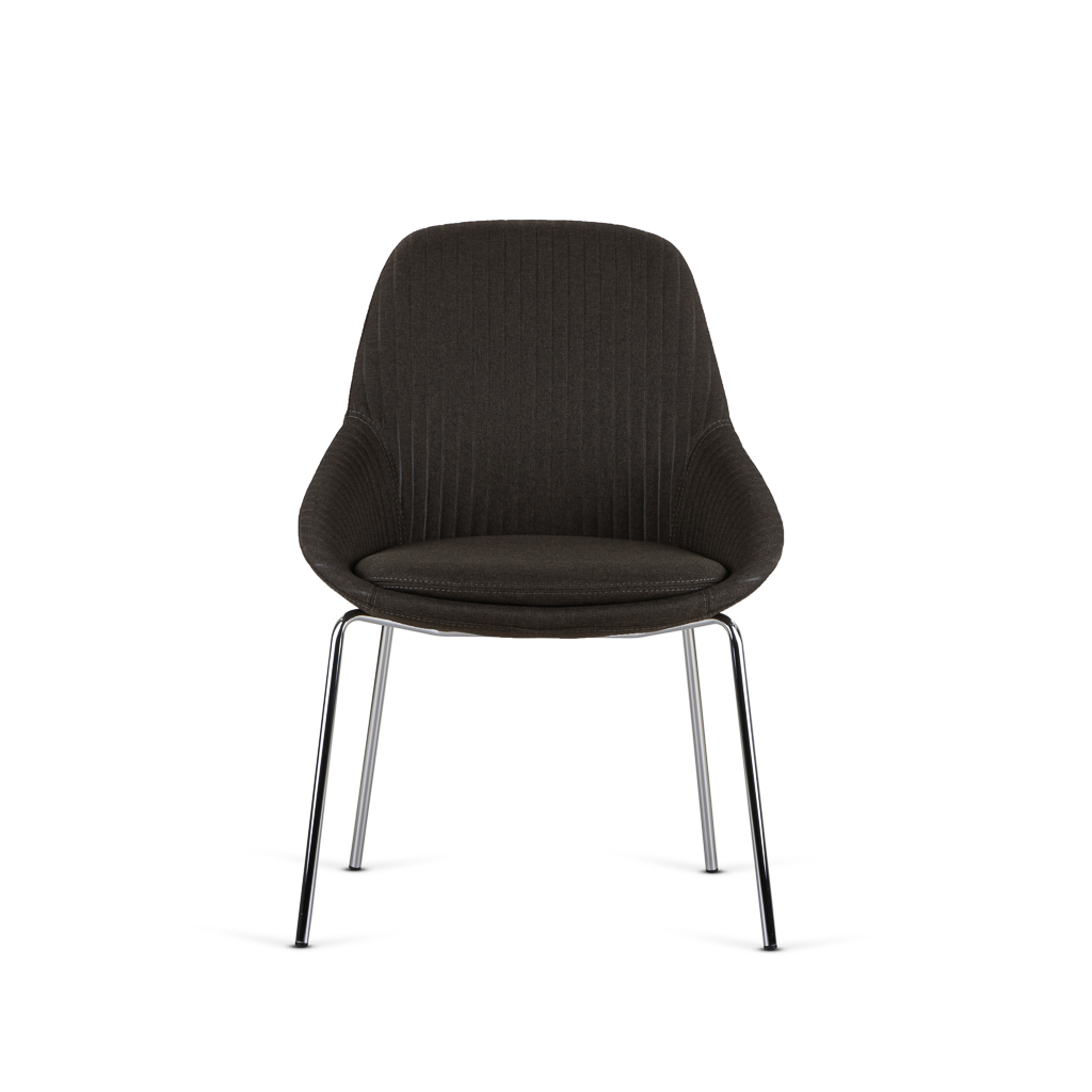 Melow® Chair - Polsterstuhl, Braun