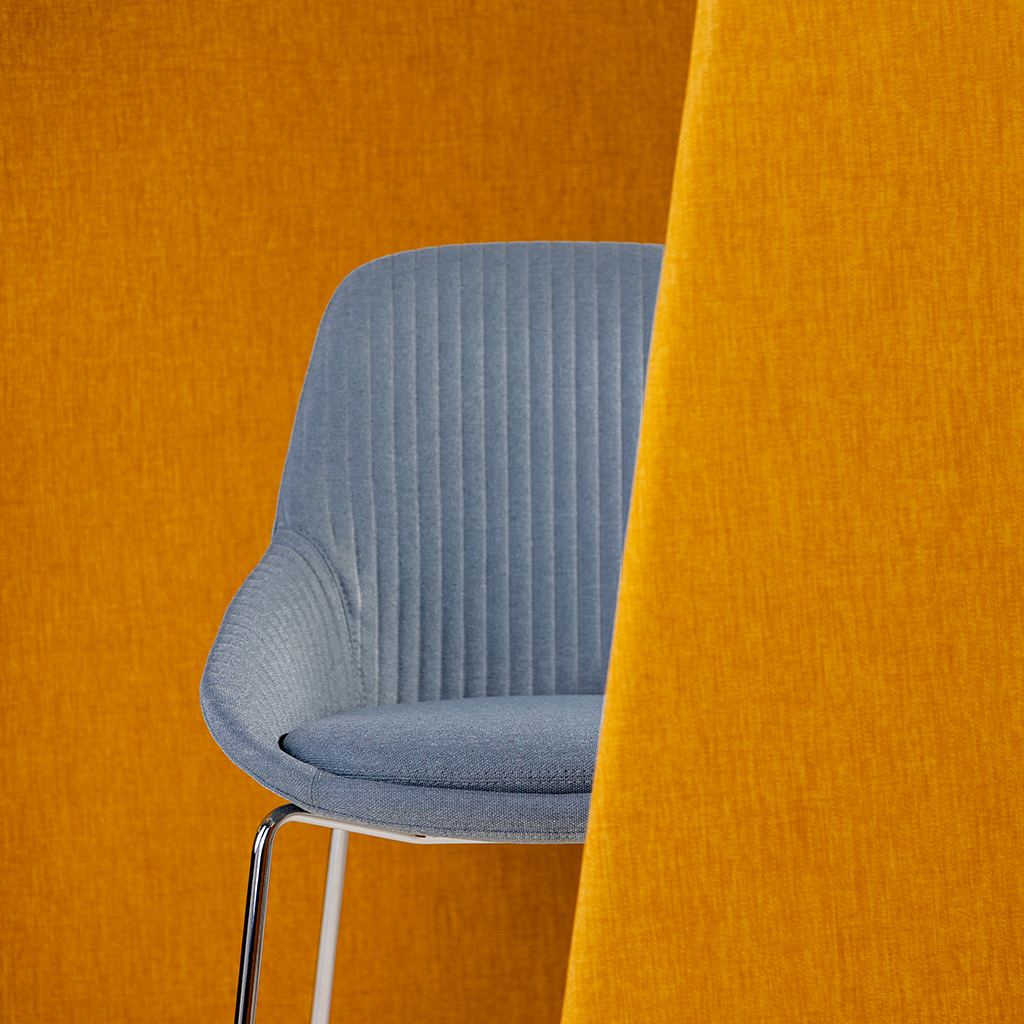 Melow® Chair - Polsterstuhl, Graublau