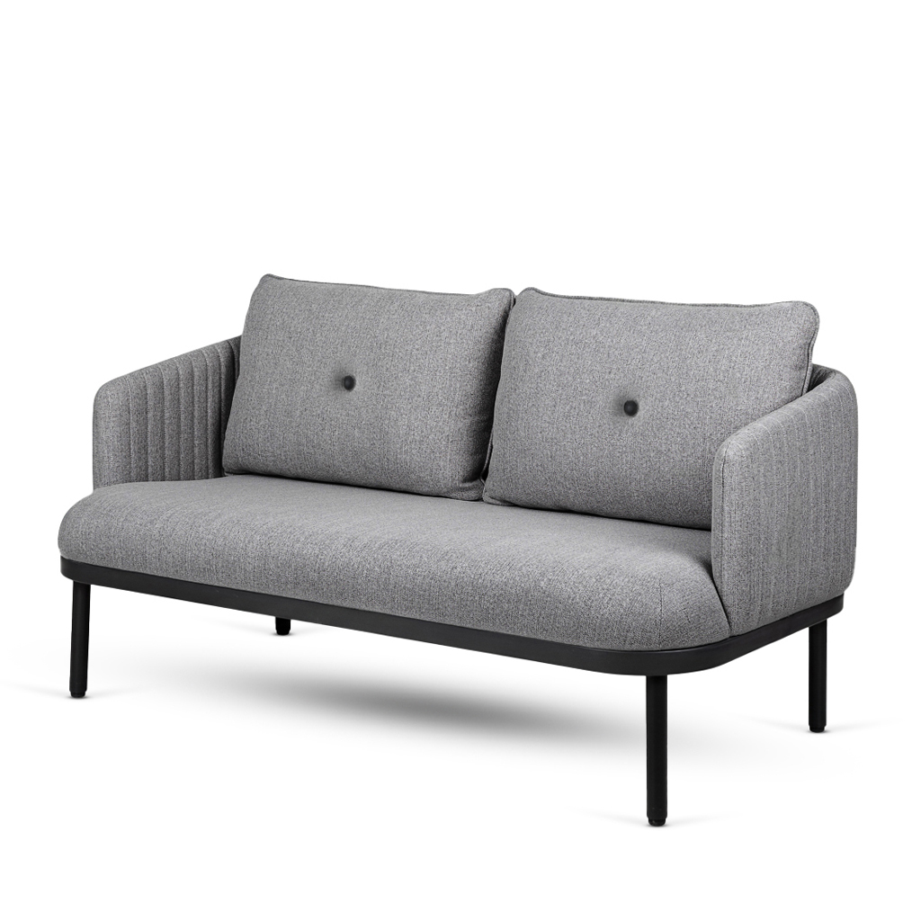 2-Sitzer Sofa EcoLounge, grau