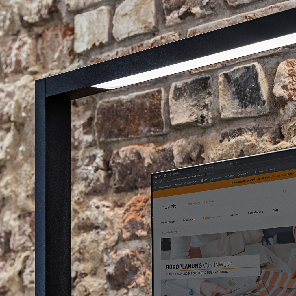 Arbeitsplatzleuchte Helder® Flex Schwarz