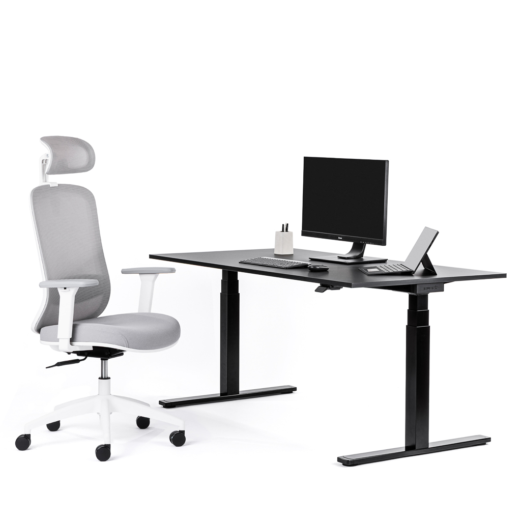 EcoChair 3 - Ergonomischer Bürostuhl, Weiß