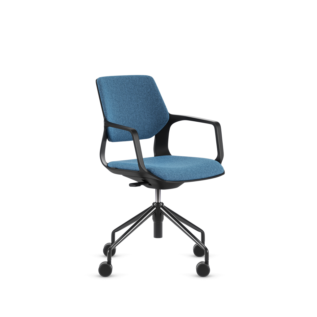 Konferenzstuhl Inwerk Teamo® Opinio Blau/Schwarz