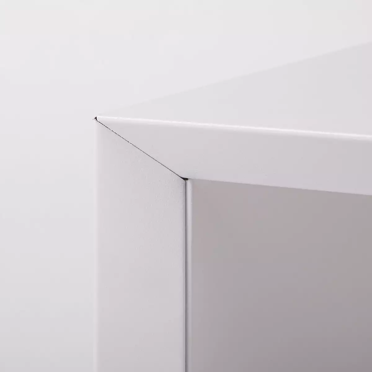 Masterbox® B 80 x H 40 cm Klappe nach unten öffnend, Weiss
