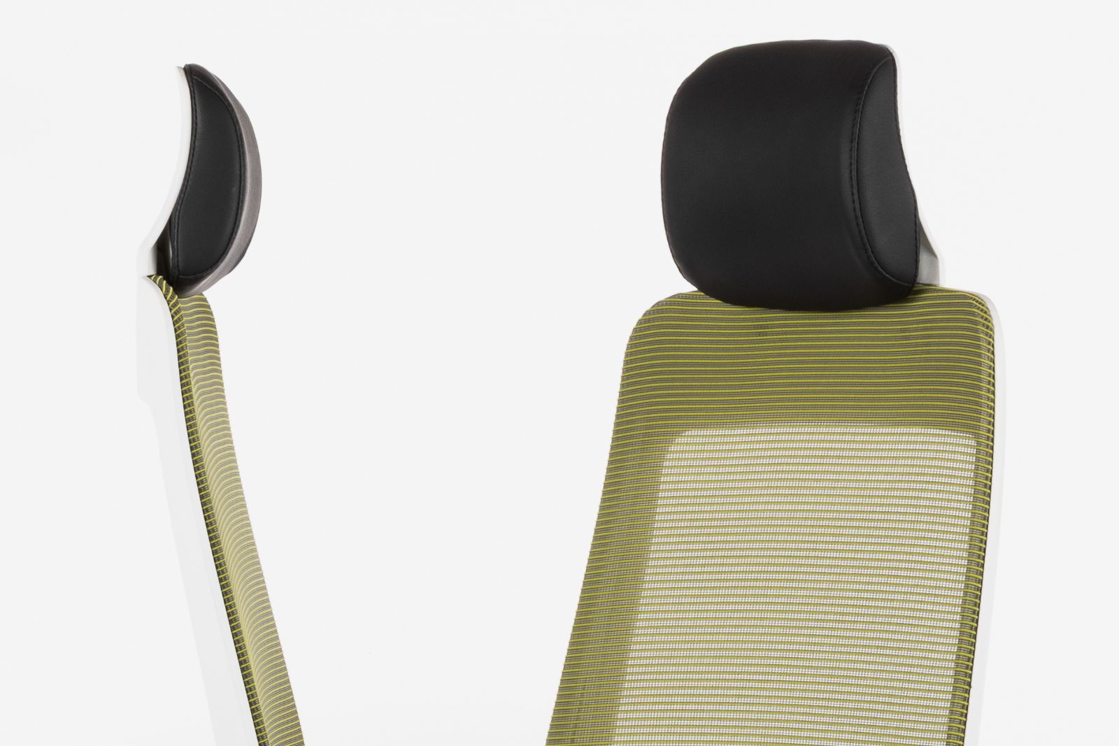 Inwerk Teamo® Original Plus - Bürostuhl mit Kopfstütze, Weiß/Grün