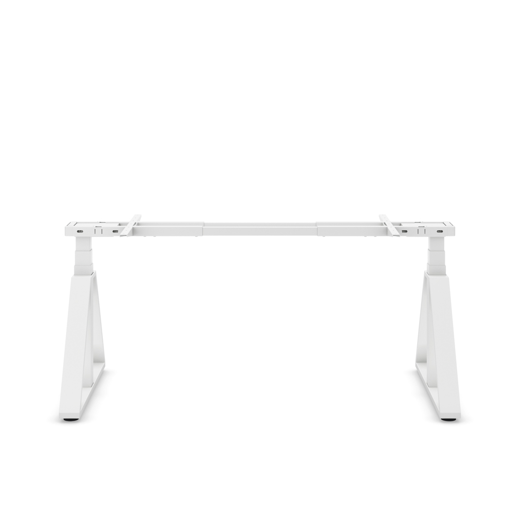 Höhenverst. Tischgestell Masterlift® Flex Loop-Edition, Stahl Trapez, Weiss