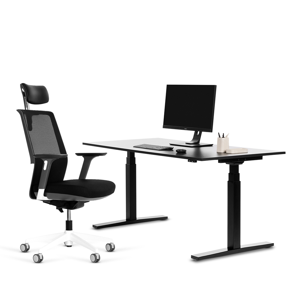 Strategio® - Manager Bürostuhl, Schwarz