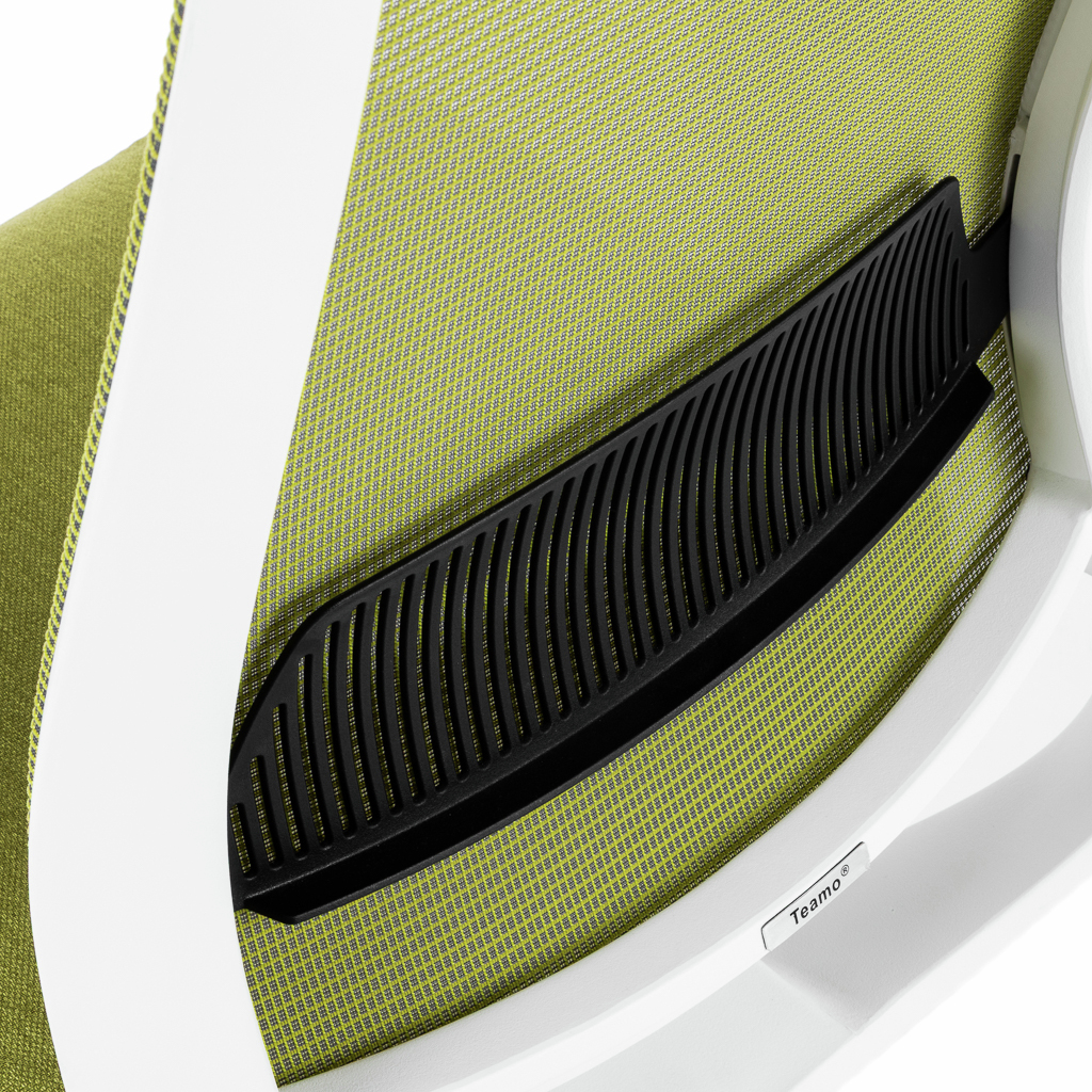 Inwerk Teamo® Original - Ergonomischer Bürostuhl, Weiß/Grün