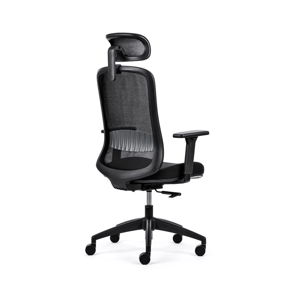 EcoChair 3 - Ergonomischer Bürostuhl, Schwarz