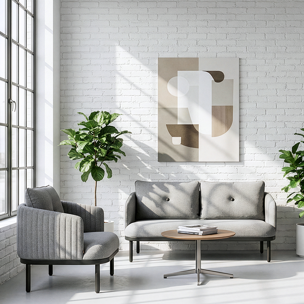 2-Sitzer Sofa EcoLounge, grau