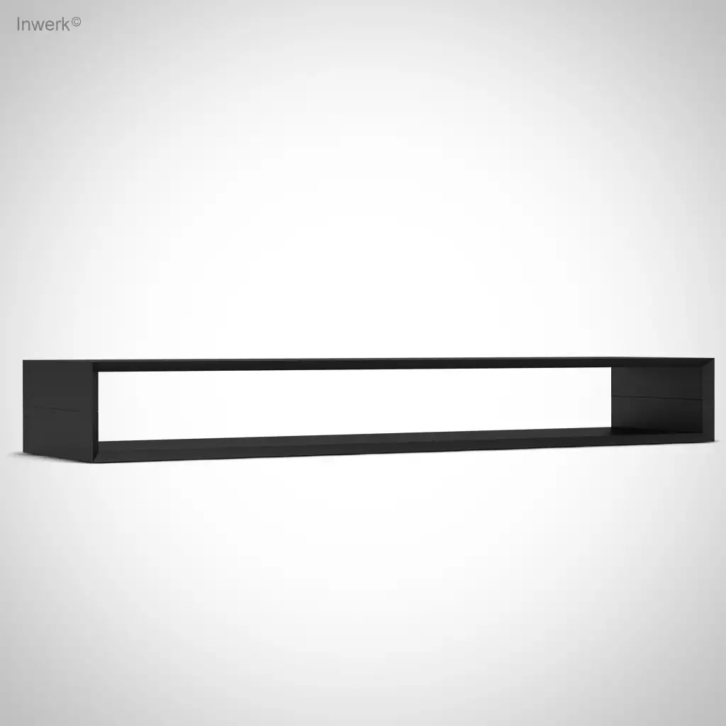 Masterbox® B 160 x H 20 cm offen, Schwarz